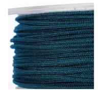 ZZABCDEGH Cordon macramé Cordon en Nylon Multicolore for Bracelets macramé, 0,8 mm, 20 mètres, avec Pompons.(32)