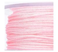 ZZABCDEGH Cordon macramé Cordon en Nylon Multicolore for Bracelets macramé, 0,8 mm, 20 mètres, avec Pompons.(2)