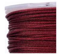 ZZABCDEGH Cordon macramé Cordon en Nylon Multicolore for Bracelets macramé, 0,8 mm, 20 mètres, avec Pompons.(8)