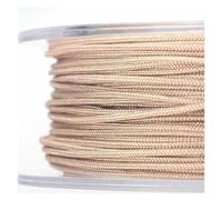 ZZABCDEGH Cordon macramé Cordon en Nylon Multicolore for Bracelets macramé, 0,8 mm, 20 mètres, avec Pompons.(49)