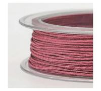 ZZABCDEGH Cordon macramé Cordon en Nylon Multicolore for Bracelets macramé, 0,8 mm, 20 mètres, avec Pompons.(MLD04)