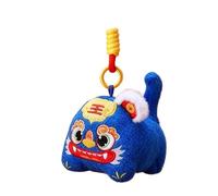 ZZABCDEGH Décoration d'intérieur Nationale en Tissu représen Porte-clés poupée en Peluche Tigre Tissu Multicolore(Blue)