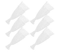 ZZABCDEGH Filet pour Poche de Table de Billard Filet de Billard en Coton Poche Blanc 12 pcs