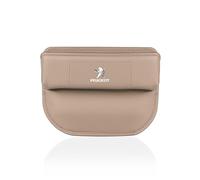 ZZBHFAS Combleur Espace Siège Voiture pour Peugeot 206 1998-2013, Organisateur Console Latérale, Vide-Poche Rangement, Boîte Anti-Chute, Accessoire Intérieur,Style2-A-beige