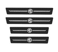 ZZBHFAS Jeu de 4 Protections de Seuil de Porte pour MG Midget 1961-1979, Baguettes Anti-Rayures Style Fibre de Carbone, Autocollant pour Protection Et Décoration