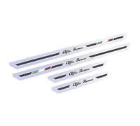 ZZBHFAS Seuils De Porte Acier INOX Anti-Rayures pour Alfa Romeo Mito 2008-2018 955, Lot De 4 Plaques De Protection Robustes pour Entrée De Porte -Facile à Installer