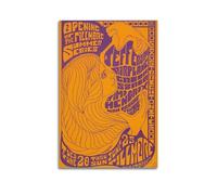 ZZBXSJ Impression sur toile abstraite minimaliste - Poster musique rétro pour Fillmore Summer Series concert, annonce de concert, affiches d'œuvres d'art pour décoration de chambre (40 x 60 cm)