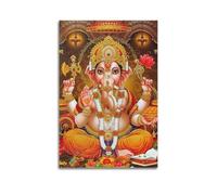 ZZBYMX Poster bouddhiste, digne, pur, sacré, noble, Ganesha Marvel - Peinture murale sur toile pour décoration de chambre à coucher - Impression d'art moderne - 40 x 60 cm