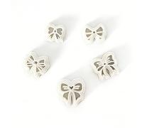 Zzcy 5 Pcs Emporte-Pièces en Forme de nœud D'argile Polymère, Tampons en Argile à Arc pour Boucles D'oreilles et Autres Bijoux et des Projets DIY