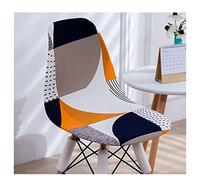 ZZDXW Housse De Chaise Scandinave pour Salle À Manger A Motif, Housse De Chaise Extensible Housse Chaise Salon Bureau Resteaurant 1/2/4/6 PCS Couverture De Chaise (Color : V, Size : Set of 6)