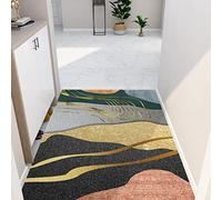ZZDXW Paillasson Entree Exterieur Gris Or Noir Tapis Paillasson d Entree Interieur Tapis de Bain Antidérapant Paillasson Lavable en Machine Paillasson Extérieur Absorbant Tapis Entree(90x150cm)