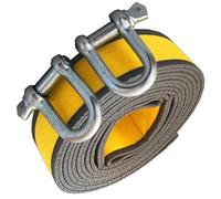 ZZDZW Corde De Remorquage Auto Câble Sangle De Remorquage De Voiture 4M/5M/6M/7M/8M/9M/10M,Heavy Duty,5-25 Tonnes avec 2 Crochet en Acier Et Sac De Rangement (Size : 5m(15T))