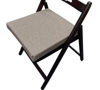ZZDZW Coussin de Chaise pour Cuisine, Coussins de Siège Amovible Galette de Chaise,Housse Lin Lavable, pour Intérieur et Extérieur, Bureau, Salle à Manger, Maison, Jardin(Coffee Brown,40x60x5cm)
