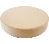 ZZDZW Coussin Rond en Velours 35/40/45/50cm, 5cm Épais Doux Plush Coussin de Chaise Intérieur Extérieur pour Salle à Manger Jardin Bureau Terrasse, Anti-Dérapant(Kaki,45cm)