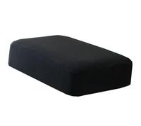 ZZDZW Couverture pour Tabouret De Canapé Élastique,Housses Pouf Repose-Pied Housse Pouf Ottoman Housse Repose Pied Rectangle, Bois Solide Tabouret De Salon Housse De Pouf Rectangulaire (Color : Nero)
