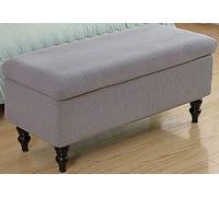 ZZDZW Housse de Banc Coffre Rangement ，Couvre Pouf Coffre de Rangement Intérieur Pliable ，Couverture Repose-Pied Sofa Élastique Rangement Extensible Rangement Stool Cover