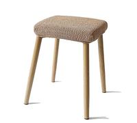 ZZDZW Housse de Tabouret de Chaise Housse de Siege Carré Extensible Housse de Tabouret Protection Couvre de Tabouret Housse pour Salle à Manger Bureau Hôtel Mariage (Color : Apricot, Size : 4 pièces)