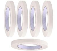 ZZDZW Ruban De Masquage 5 Rouleaux X 50 M pour Peinture Et Masquage. Adhésif sans Laisser De Résidus Masking Tape Ruban Adhésif De Masquage Papier Crêpe (Color : White, Size : 1cm x 50m)