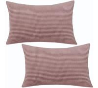 ZZDZW Taie d'oreiller 50x70,40x70,40x60 Rectangulaire Lot De 2 Extensible Housse De Coussin 40x80,60x80 Couverture Oreiller pour Canapé Maison Salon Chambre Decoration(Huma Pink,60x90 cm (Set of 2))