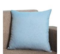 ZZDZW Taie Oreiller 65X65/60x60/80x80/50 X 70，Lot De 2 Housses De Coussin Canapé,Taie d'oreiller en Lin Housse Oreiller pour Salon Moderne pour Couverture Oreiller(Bleu Clair,70cmx80cm Set of 2)