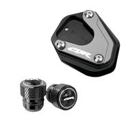 ZZEVLQTQP Compatible avec CBR650F CBR650R CBR 650r/f CBR500R CBR300R CBR250R Extension de béquille latérale for Moto, Bouchons de Valve de Pneu