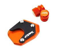 ZZEVLQTQP Compatible avec CBR650R CBR650F CBR500R 2013-2025 CBR1000RR 2004-2007 Capuchon de Valve de Moto Agrandisseur de béquille Extension de béquille latérale