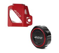 ZZEVLQTQP Couvercle de réservoir de Liquide de Frein arrière CNC, Compatible avec Les Motos Z650 Z500 Z400 N650 500 400, Accessoires de Protection de réservoir d'huile