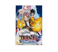 ZZFHLBSC Fairy Tail Poster sur toile de dessin animé classique et exceptionnel pour chambre à coucher, 20 x 30 cm, sans cadre