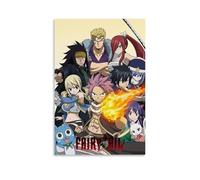 ZZFHLBSC Fairy Tail Poster sur toile de dessin animé classique et exceptionnel pour chambre à coucher, 20 x 30 cm, sans cadre
