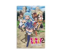 ZZFHLBSC KonoSuba God's Blessing on This Wonderful World, affiche sur toile classique et exceptionnelle, décoration murale pour chambre à coucher, 40 x 60 cm, sans cadre