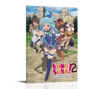 ZZFHLBSC KonoSuba Impression sur toile avec cadre « God's Blessing on This Wonderful World » - Décoration murale classique et exceptionnelle - Pour chambre à coucher - 20 x 30 cm
