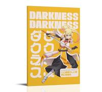 ZZFHLBSC KonoSuba Impression sur toile avec cadre « God's Blessing on This Wonderful World » - Décoration murale classique et exceptionnelle - Pour chambre à coucher - 60 x 90 cm