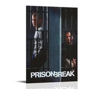 ZZFHLBSC Prison Break - Impression sur toile de films et séries télévisées classiques - Décoration murale pour chambre à coucher - 60 x 90 cm - Style cadre