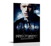 ZZFHLBSC Prison Break - Impression sur toile de films et séries télévisées classiques - Décoration murale - Pour chambre à coucher - 40 x 60 cm - Style cadre