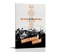 ZZFHLBSC The Wrecking Crew - Impression sur toile de films et séries télévisées classiques - Décoration murale - Pour chambre à coucher - 20 x 30 cm - Style cadre