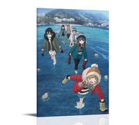 ZZFHLBSC Yuru Camp Poster sur toile d'anime classique et exceptionnel - Décoration murale pour chambre à coucher - 30 x 45 cm - Style cadre