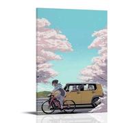 ZZFHLBSC Yuru Camp Poster sur toile d'anime classique et exceptionnel - Décoration murale pour chambre à coucher - 40 x 60 cm - Style cadre