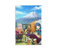 ZZFHLBSC Yuru Camp Poster sur toile pour chambre à coucher, style anime, classique, sans cadre, 20 x 30 cm