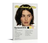 ZZFIAY The Secret of Us-Gracie Abrams Poster sur toile imperméable, anti-traces de doigts, résistant à l'usure, peinture décorative durable et durable, convient pour le couloir d'entrée, style cadre