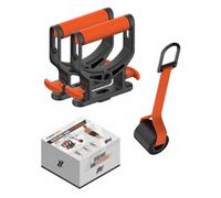 ZZGO Accessoires pour Élastique Musculation et Fitness | Kit2 inclut 2 Power Handles + 1 Ancrage de Porte | Entraînement à la Maison, en Salle de Sport ou en Extérieur