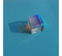ZZGXWM Prisme de couleur optique 18 mm - Cube lumineux en verre arc-en-ciel à 6 faces pour photographie et décoration d'intérieur