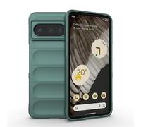 ZZHAO Coque Silicone Liquide pour Google Pixel 8 Pro 5G avec Protection Anti-germes et Doublure Douce en Microfibre, Housse Full Body Protection Étui Antichoc (Vert)