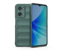 ZZHAO Coque Silicone Liquide pour Oppo A57 4G/Oppo A57s avec Protection Anti-germes et Doublure Douce en Microfibre, Housse Full Body Protection Étui Antichoc (Vert)