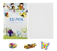 ZZHBOO 1 Kit de Crayola, Album d'Impression 3D, Papier à Dessin 3D avec Motifs Pré-Imprimés, pour Enfants et Débutants en Art, Multicolore