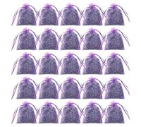 ZZHBOO Vingt Aromathérapie Sachets de Lavande Naturelle,Protection Contre Les Mites et Insectes pour Armoire,Vêtements,Voyage et Maison