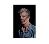 ZZHCMP Anthony Bourdain- Impression sur toile murale - Décoration pour salon, chambre à coucher et bureau - Antifouling - Étanche et résistante à l'humidité - Cadeau pour jeunes - Sans cadre - 30 x 45