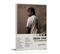 ZZHCMP Been One Rylo Rodriguez Album mural sur toile pour décoration de salon, chambre à coucher et bureau, antisalissures, imperméable, résistant à l'humidité, cadeau pour jeunes, style cadre 30 x 45