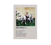 ZZHCMP Poster mural sur toile « Who Cares? » de Rex Orange County, décoration de salon, chambre à coucher et bureau, anti-salissures, imperméable, anti-humidité, cadeau pour jeunes, sans cadre, 30 x