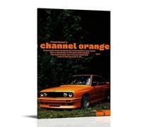 ZZHCMP Poster sur toile Channel Orange par Frank OceanMural, décoration de salon, chambre à coucher et bureau, antisalissures, imperméable, résistant à l'humidité, cadeau pour jeunes, style cadre 60 x