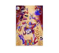 ZZHCMP The Amazing Digital CircusWall Poster sur toile pour décoration de salon, chambre à coucher et bureau, antisalissure, imperméable, résistant à l'humidité, cadeau pour jeunes, sans cadre, 40 x